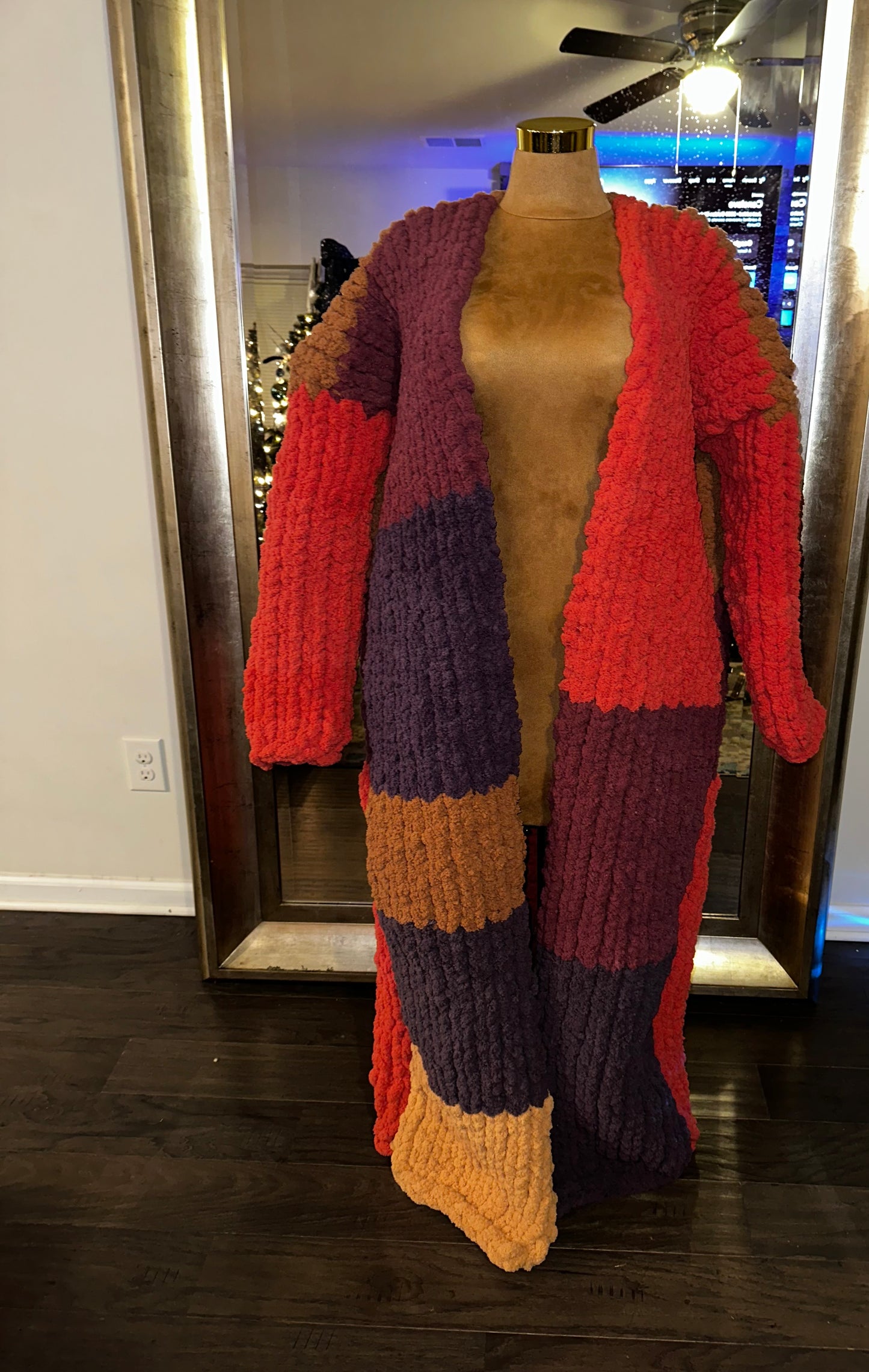 BCOZY CROPPED CROCHET CARDIGAN